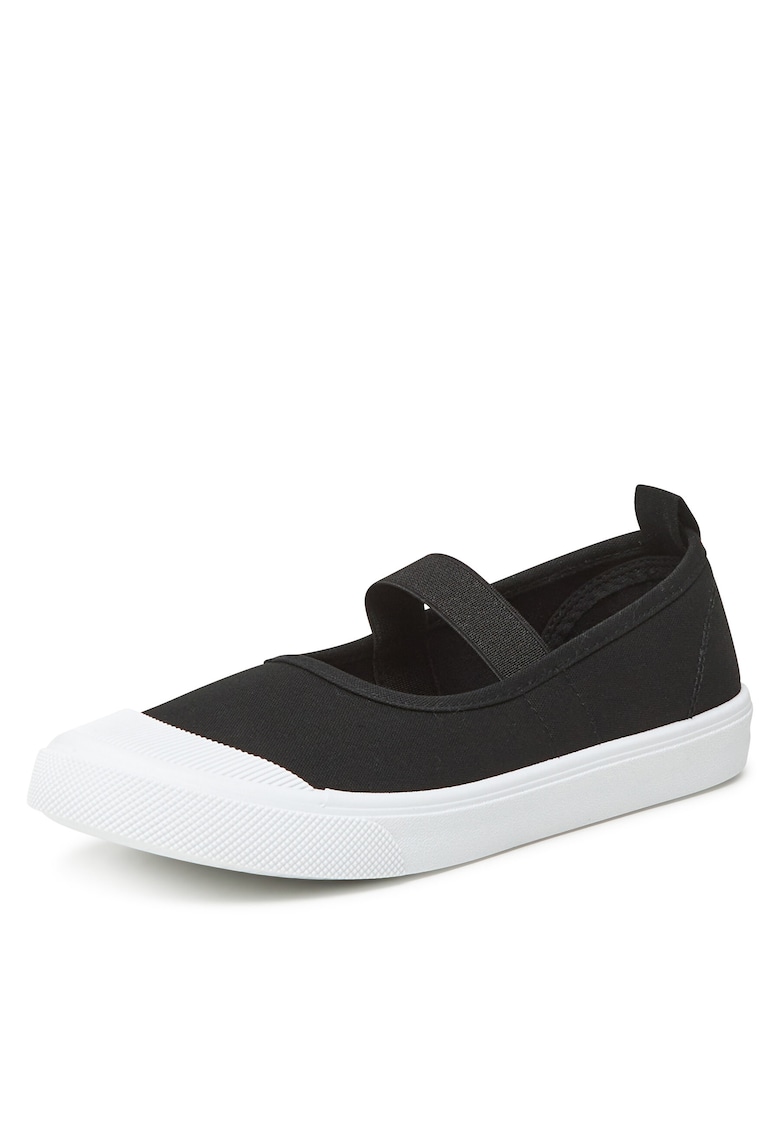 DeeZee Balerini copii - negru - material textil
