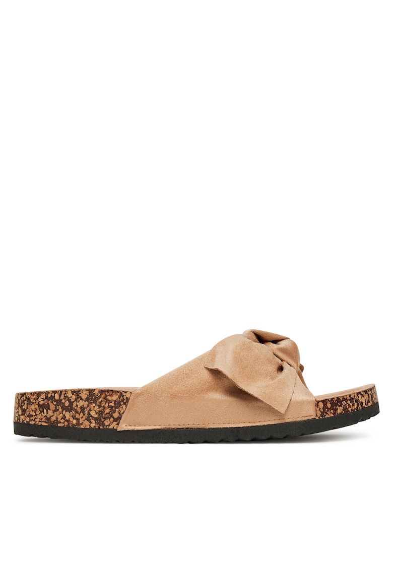 Papuci dama - textil - bej