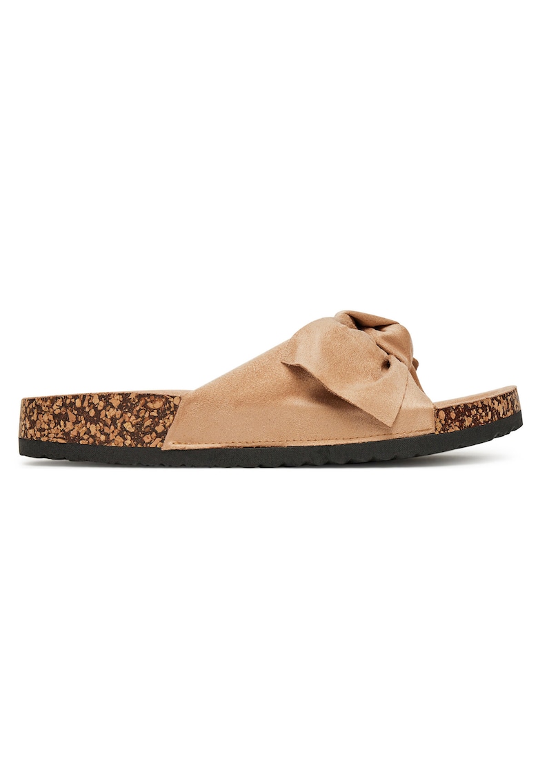 Papuci dama - textil - bej