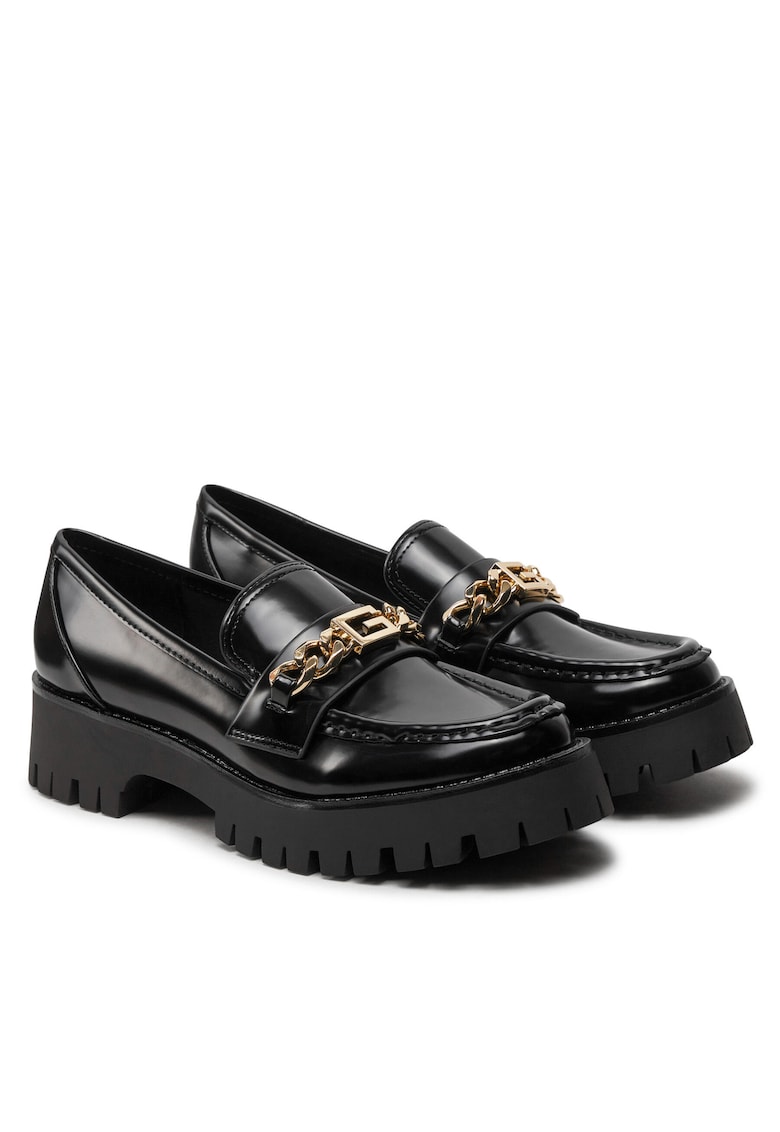 Mocasini dama piele ecologica - negru - model FLTALM ELE14 -