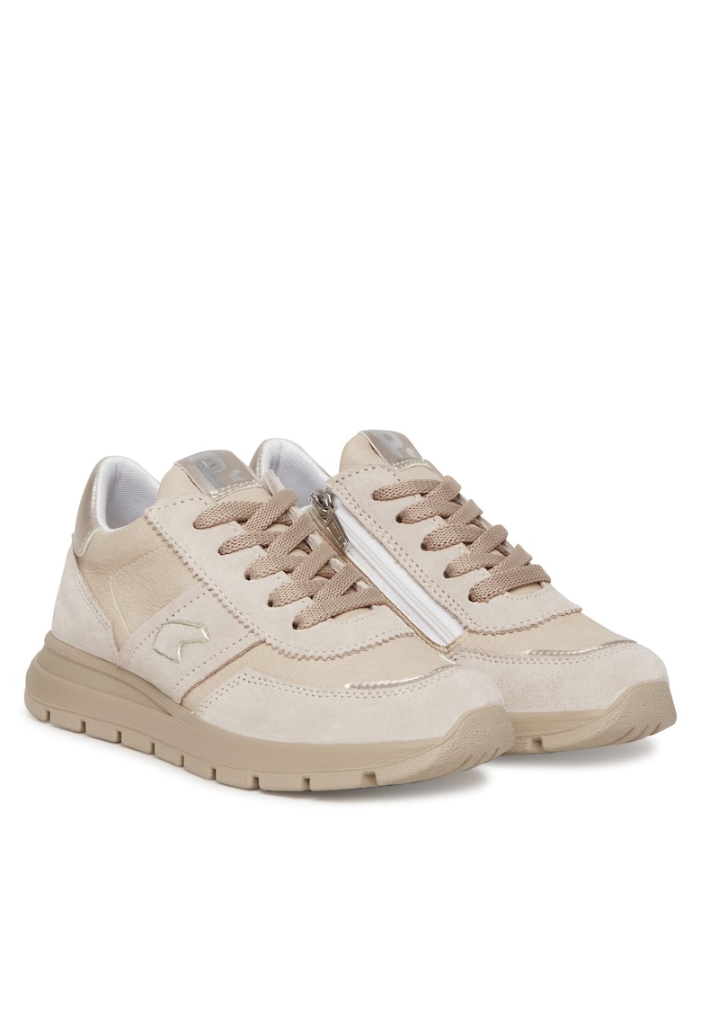 Pantofi sport copii - bej - piele naturala