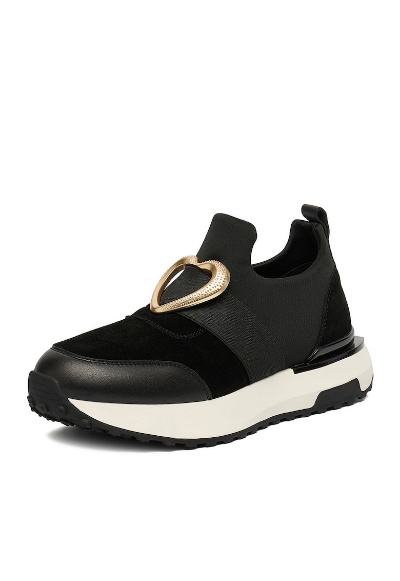 Tenisi dama - EO-HOLLY-022-1-A10 - negru - tesatura