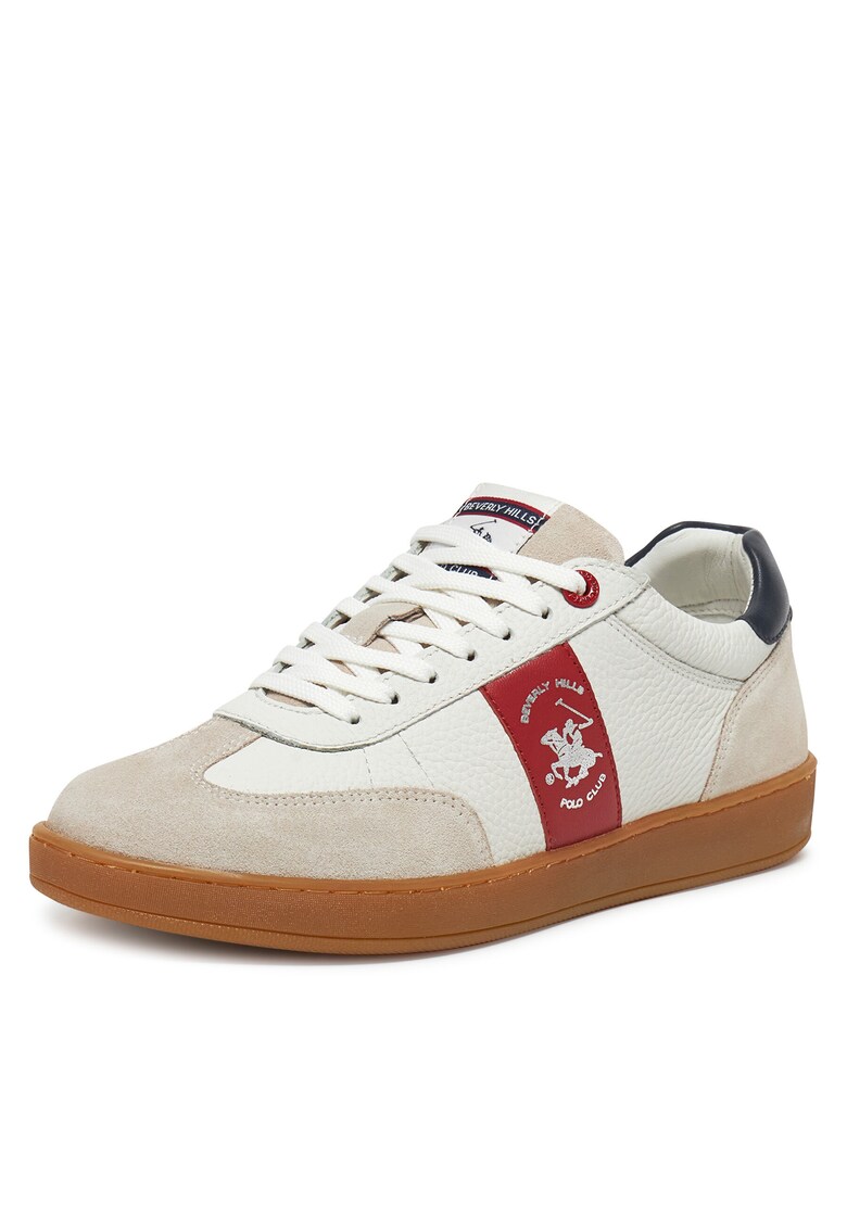 Tenisi dama - WI44-VOUN-01 - piele naturala - Alb/Bej