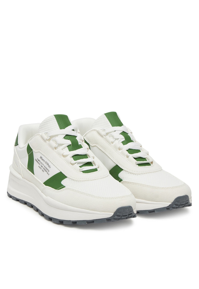 Pantofi sport barbati - alergare - alb - piele naturala