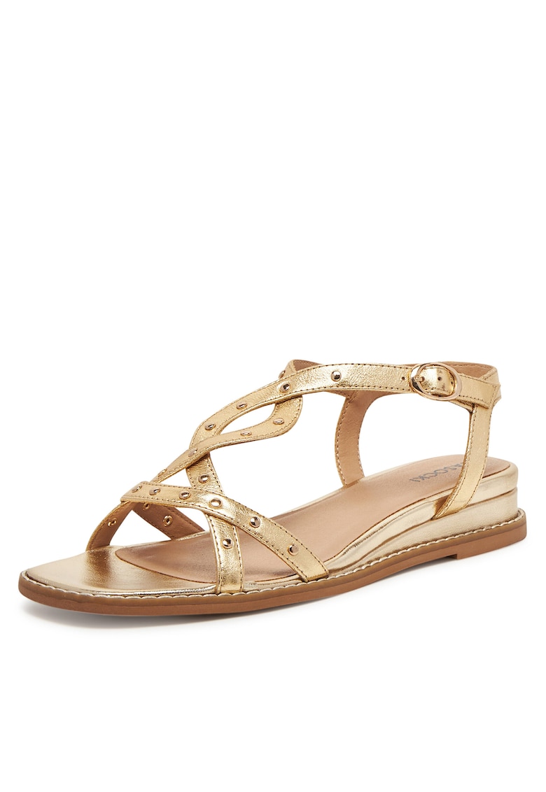 Sandale dama - WI33-CS853-HM-02 - auriu - piele naturala