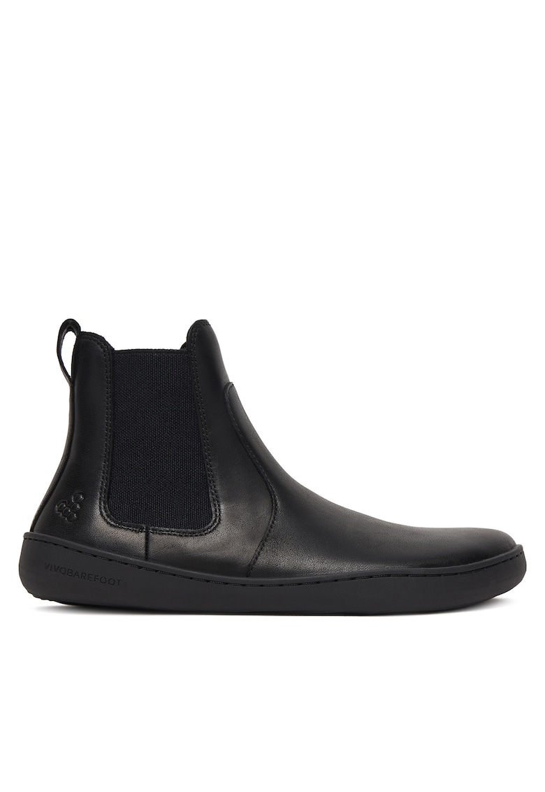 Botine dama - Chelsea - piele naturala - negru - Negru