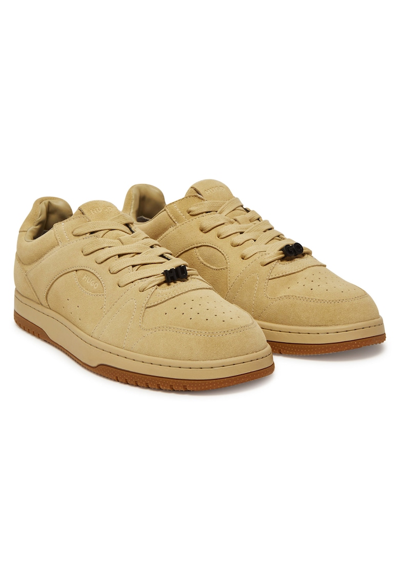 Tenisi barbati Medium Beige - piele naturala -