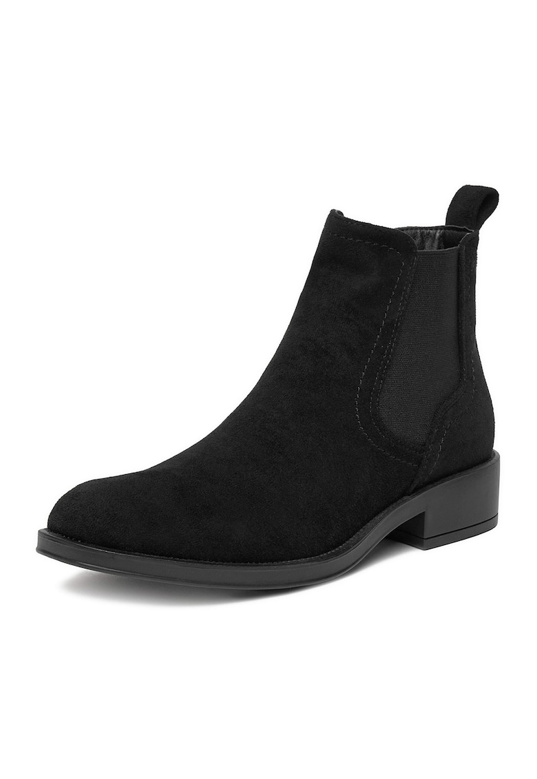 Botine dama CEO-13556-T06 - Textil - Negru