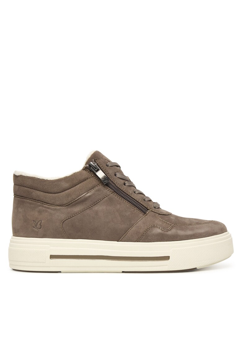 Tenisi dama Dk Taupe Suede 367 9-26251-45 - piele naturala - maro