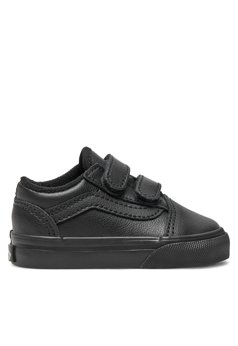 Tenisi copii - unisex - piele naturala - negru