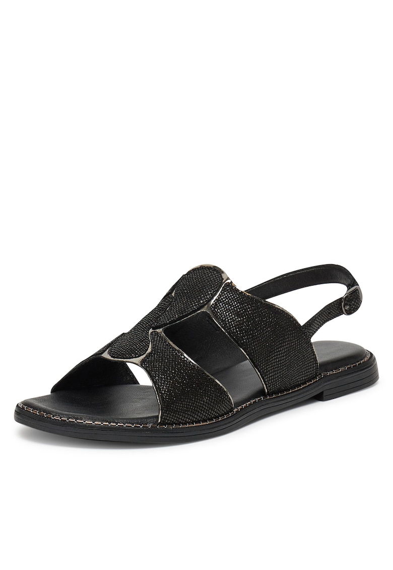 Sandale dama - RST-KATE-09 - piele naturala - negru
