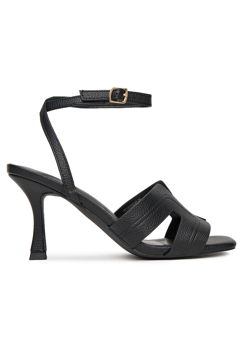 Sandale dama - R25SS00542 - piele ecologica - negru