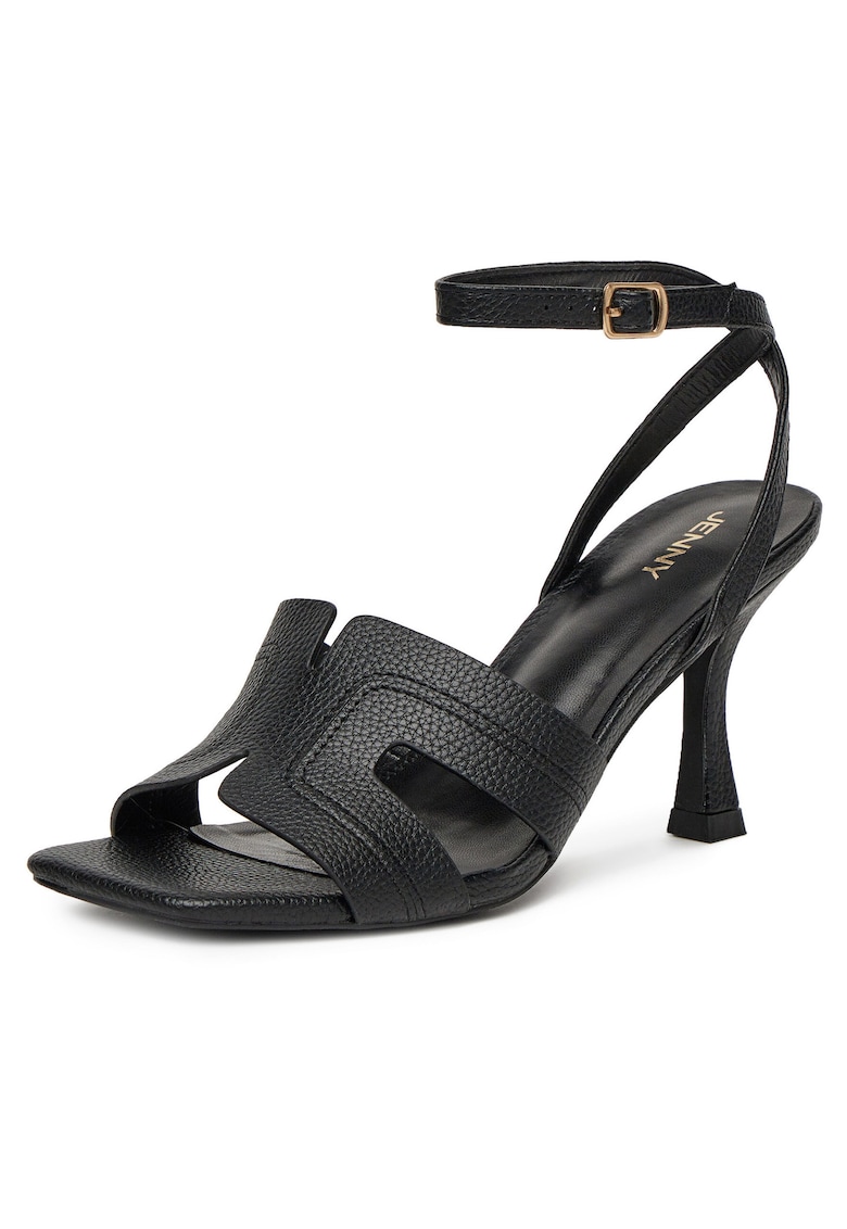 Sandale dama - R25SS00542 piele ecologica - negru