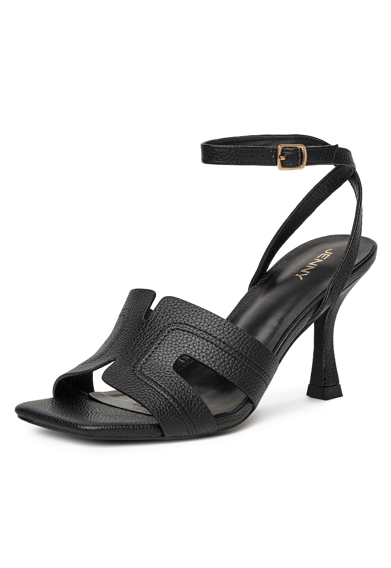 Sandale dama - R25SS00542 piele ecologica - negru