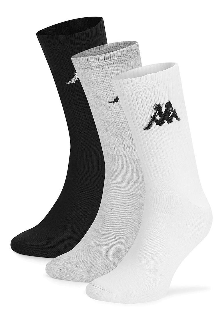 Sosete unisex set 3fadsg - Alb/Negru