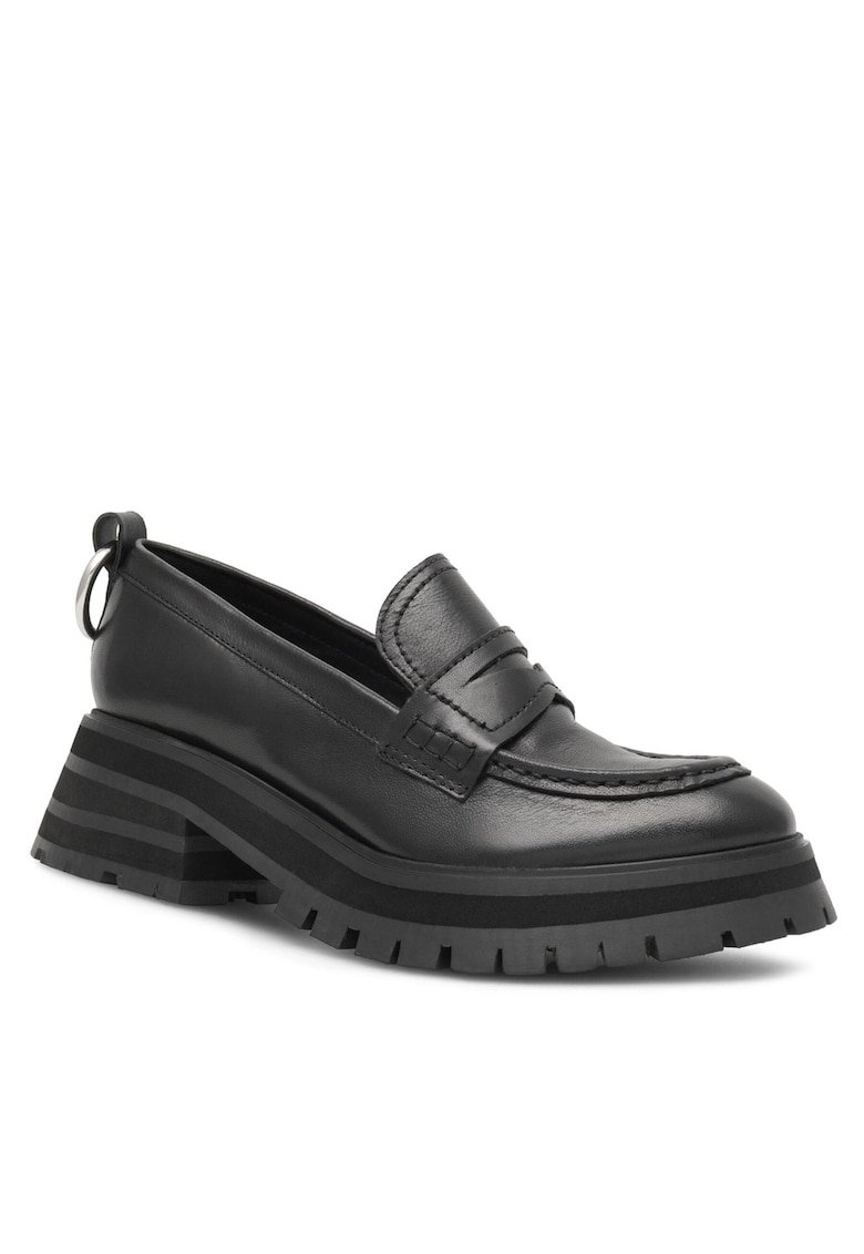 Mocasini pentru dama - piele naturala - negru -