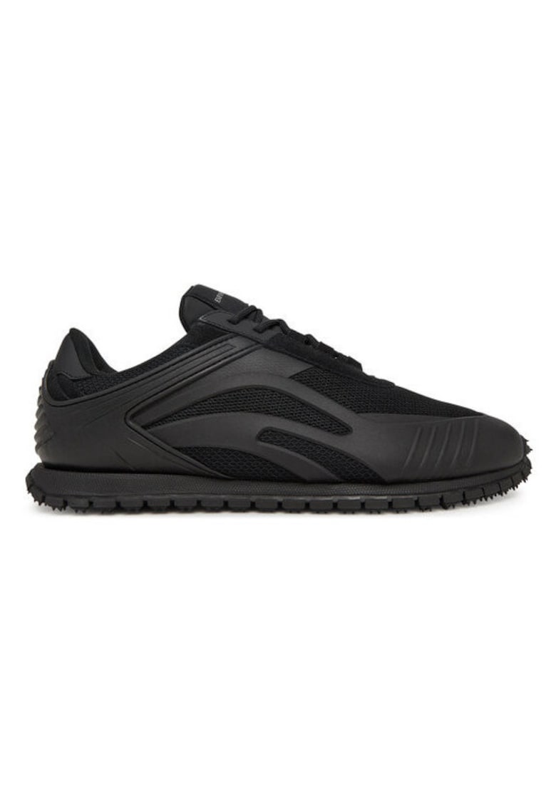Pantofi sport barbati - piele ecologica - negru