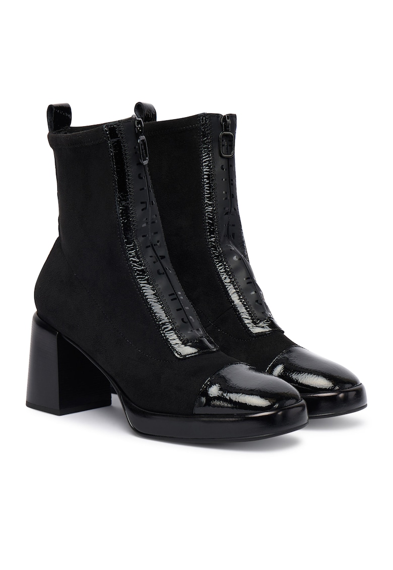 Botine dama - Negru - Textil HI254230