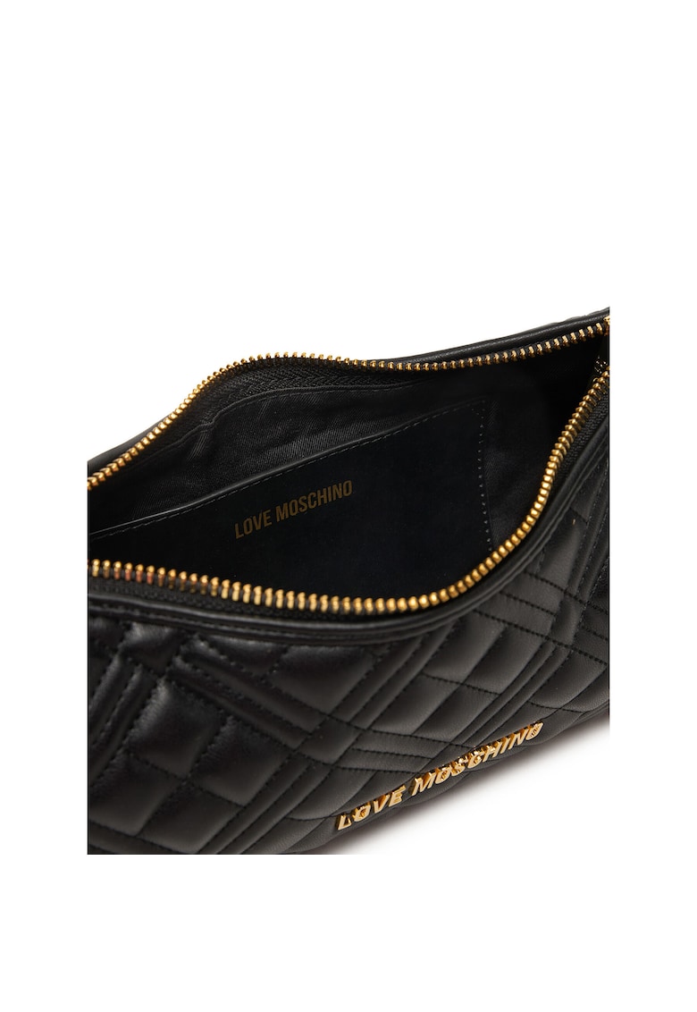 Geanta dama neagra cu detalii aurii - 30x25cm