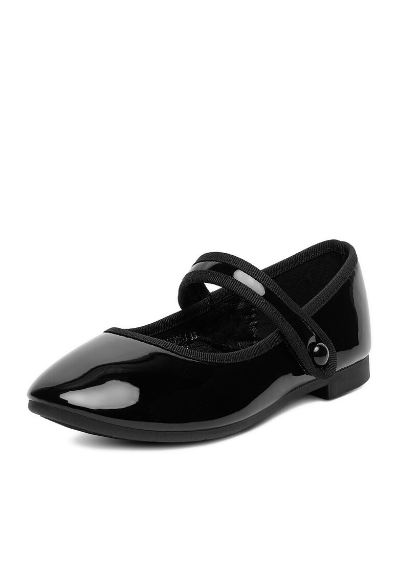 Balerini copii - fete - negru - sintetic