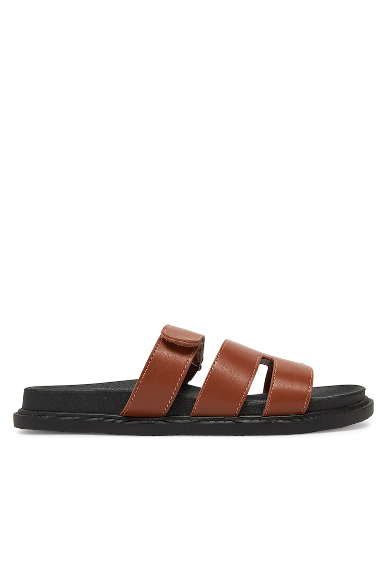 Papuci dama model LB-P1941A-YLD - culoare maro