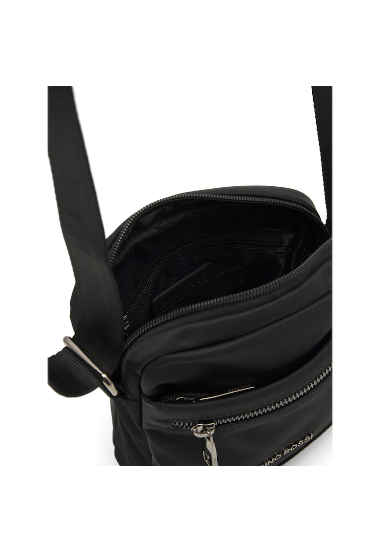 Geanta barbati - neagra - din material sintetic