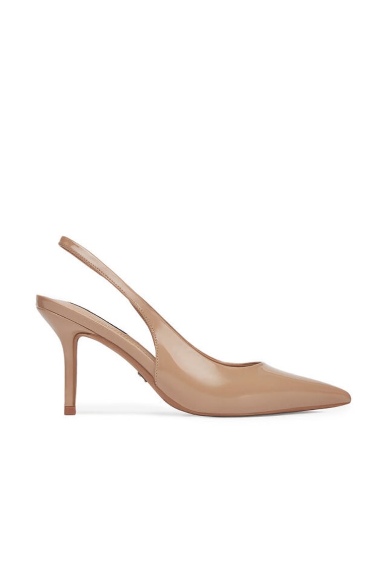 Pantofi dama - stiletto - bej - piele ecologica - Bej