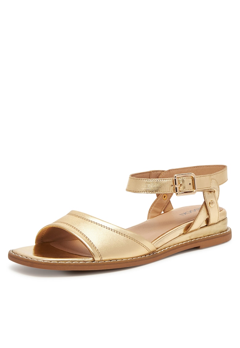 Sandale dama - auriu - piele naturala -