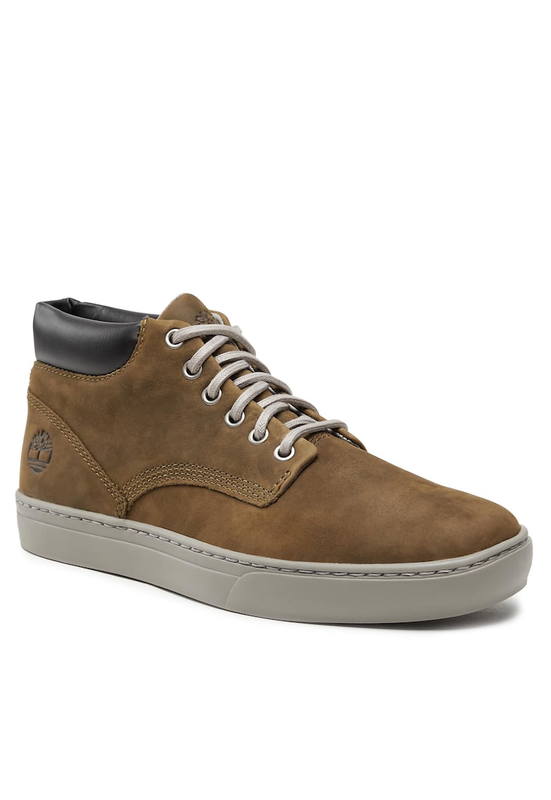 Tenisi barbati model Adventure 2.0 - piele naturala - culoare olive