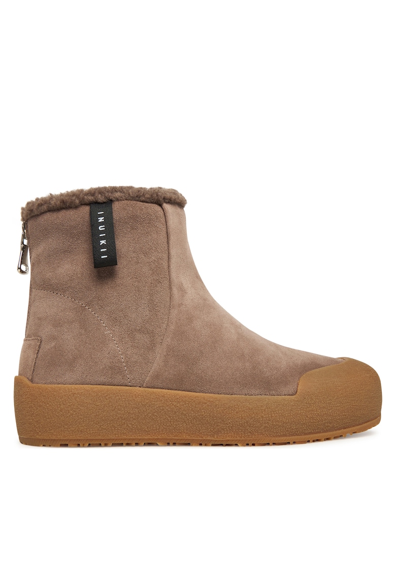 Ghete dama 1002.020.001 - Piele naturala - Maro