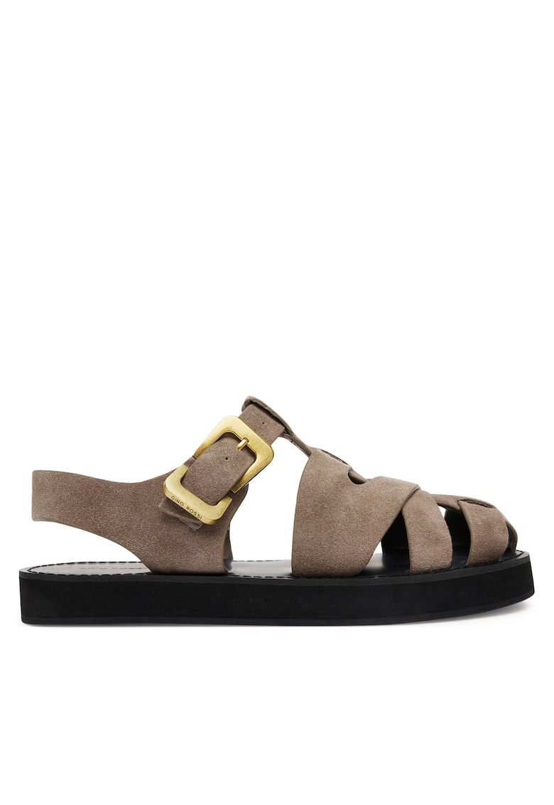 Sandale dama - piele naturala - maro