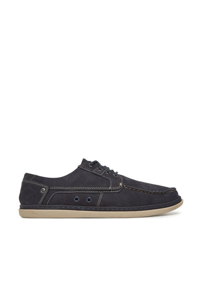 Pantofi barbati - VITO-24 MB - piele naturala - albastru inchis
