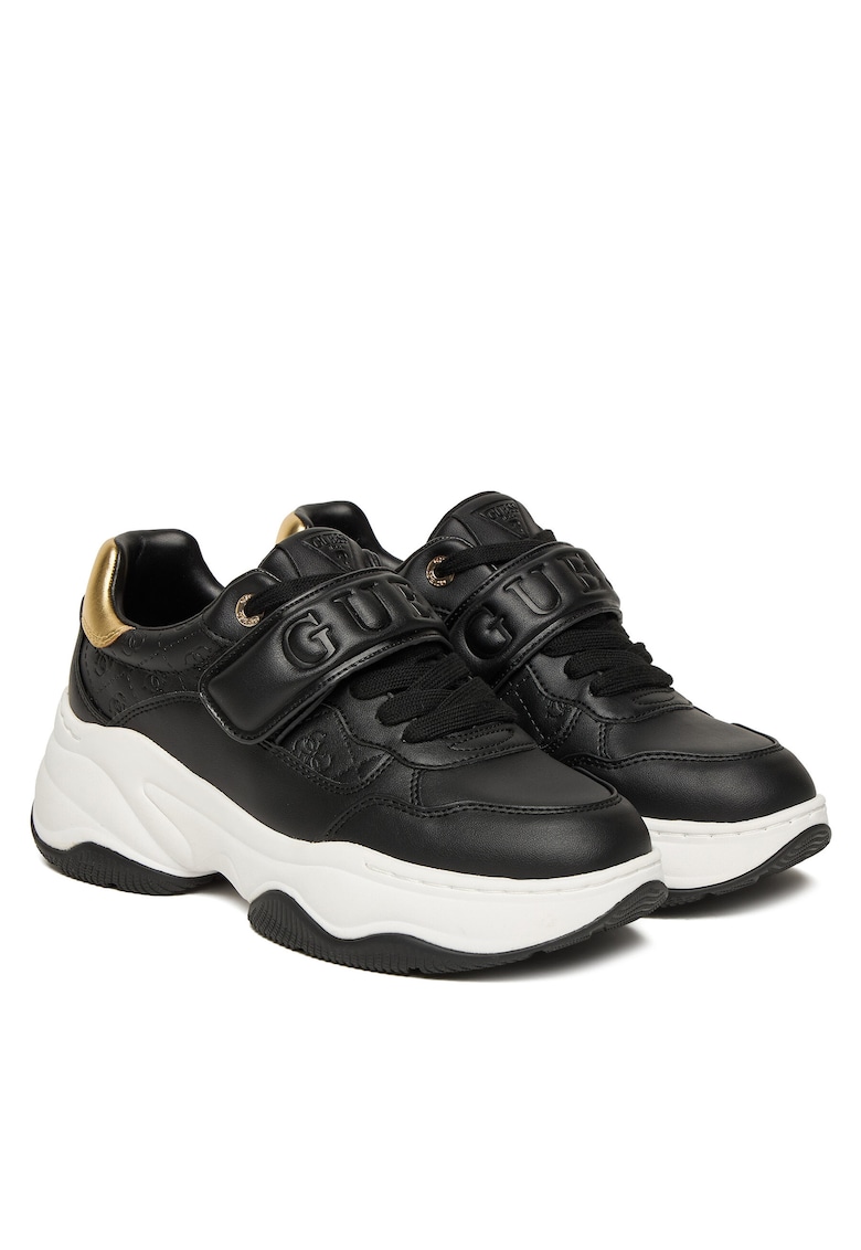 Tenisi pentru dama BLKGO FLFHNN ELE12 - piele ecologica - negru