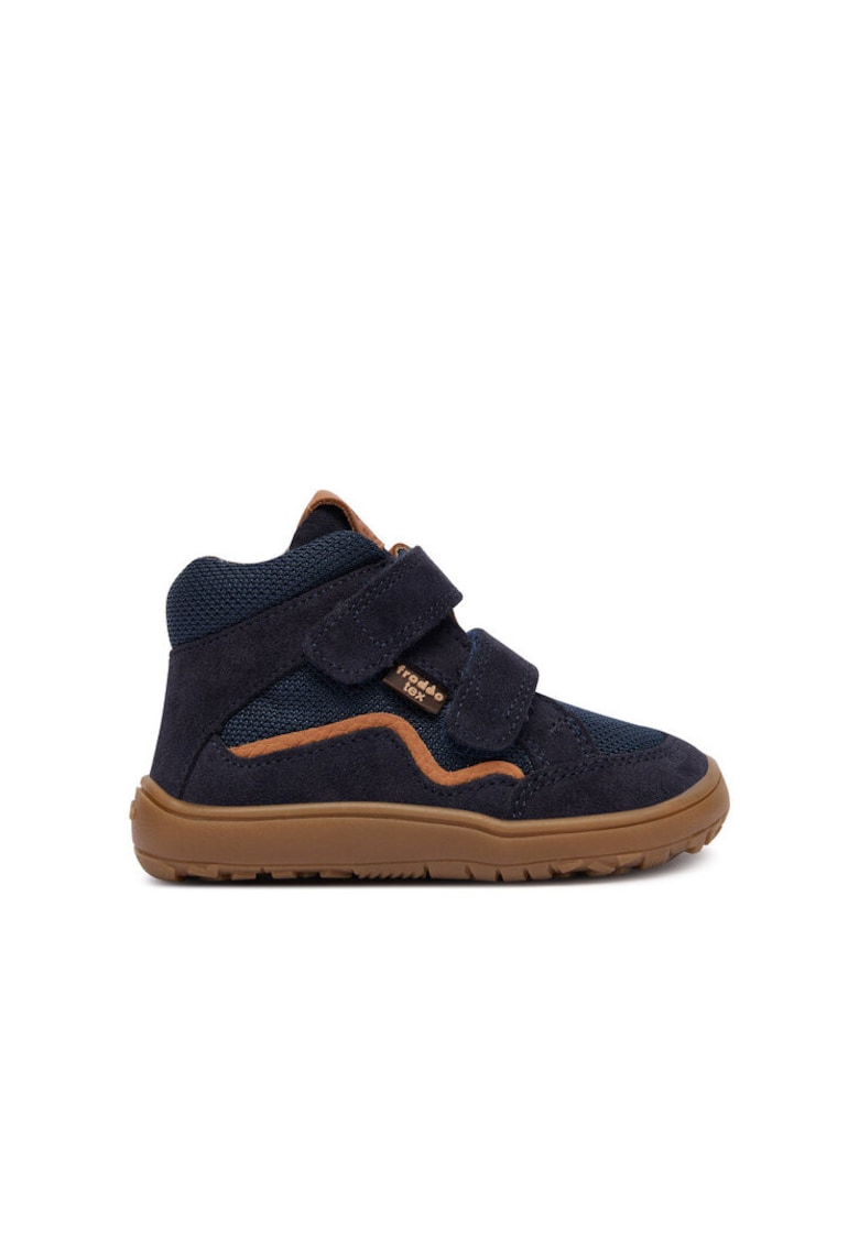 Ghete sport baieti - piele naturala - bleumarin -