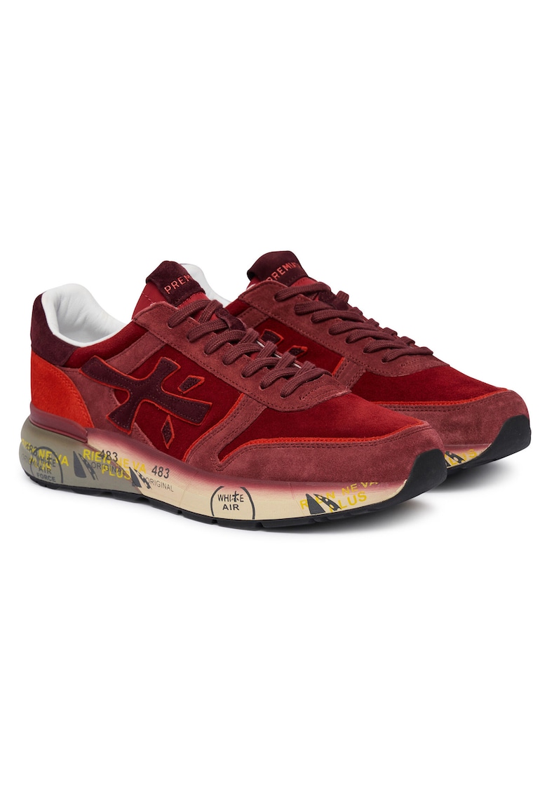 Premiata Tenisi barbati RED MICK VAR 7862 - piele naturala - rosu