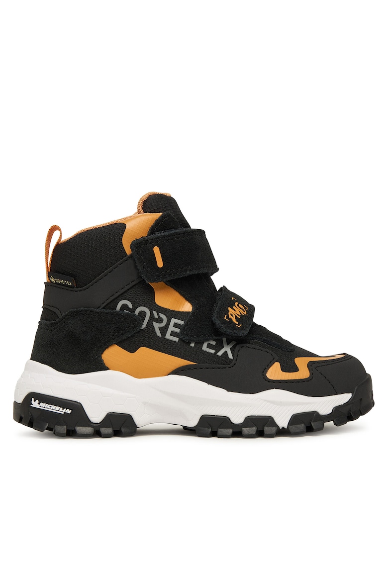 Primigi Ghete sport fete - piele naturala - negru/galben