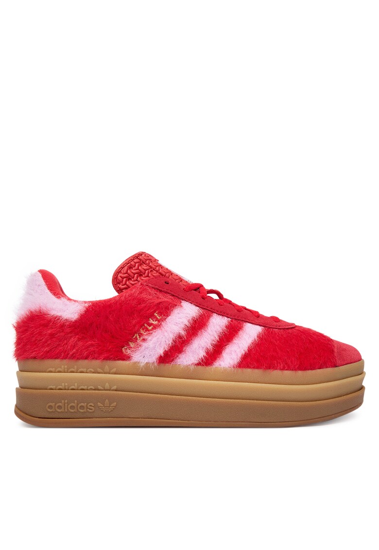 i dama Adidas Gazelle Bold - piele naturala - rosu