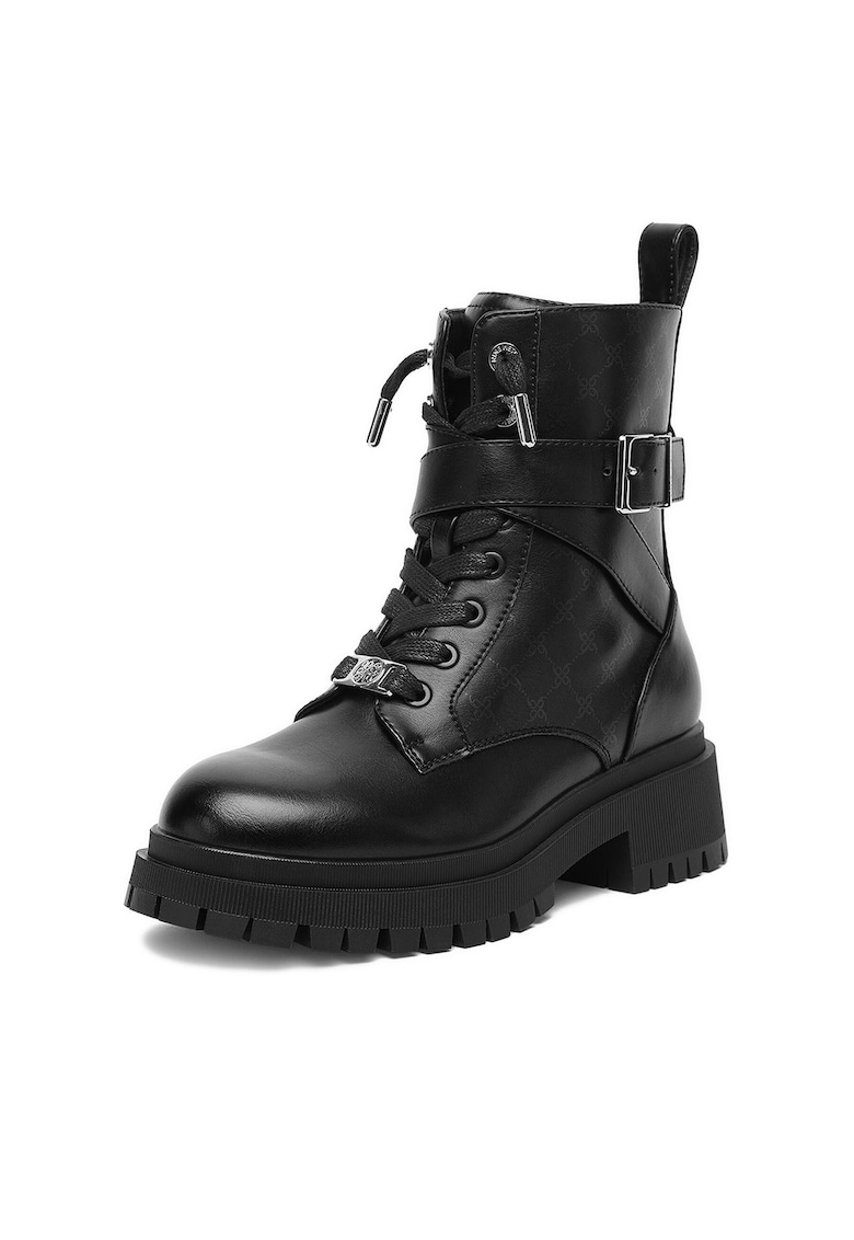 Botine dama - CEO-DANAE-01 - negru - textil