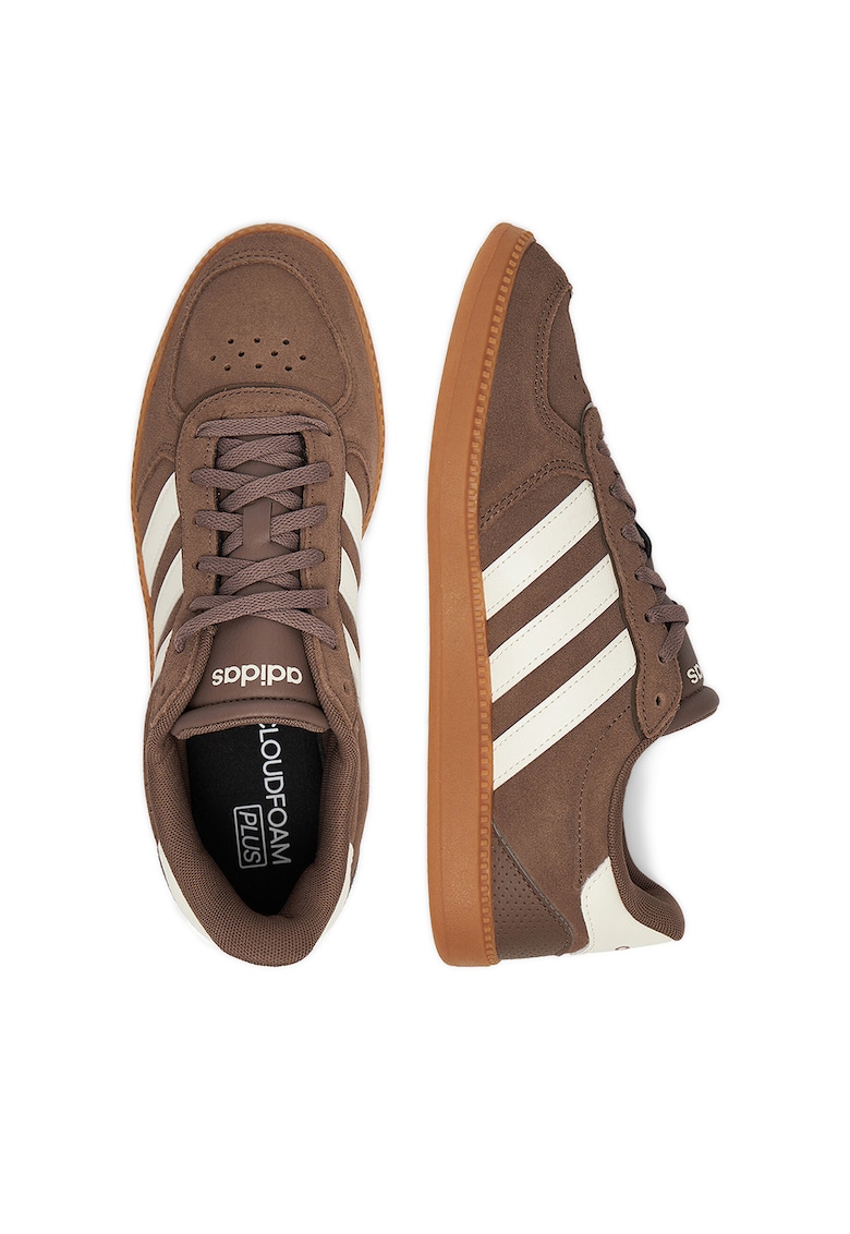 Adidas Pantofi sport dama - BREAKNET SLEEK JR690 - piele naturala - maro