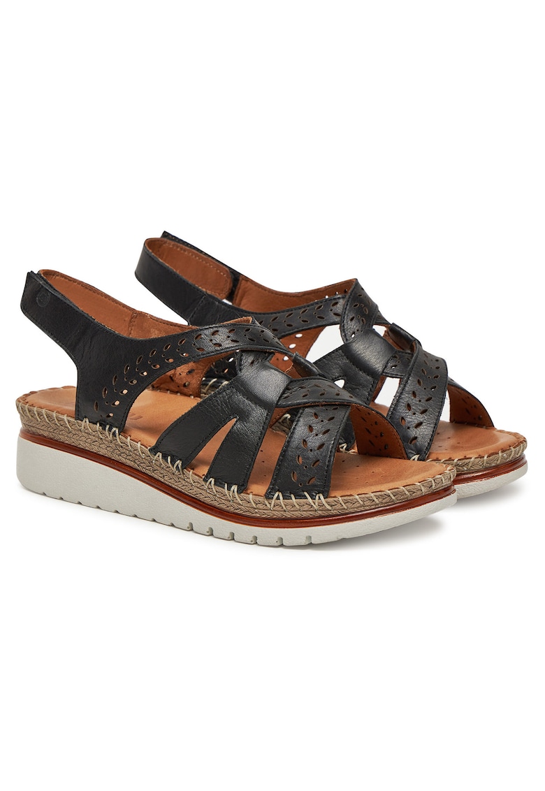 Sandale dama Schwarz 01 910278 - piele naturala - negru