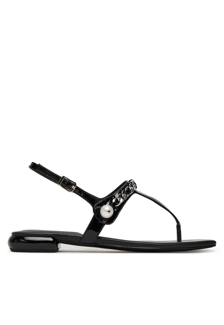 Sandale dama model piele naturala - negru - Negru
