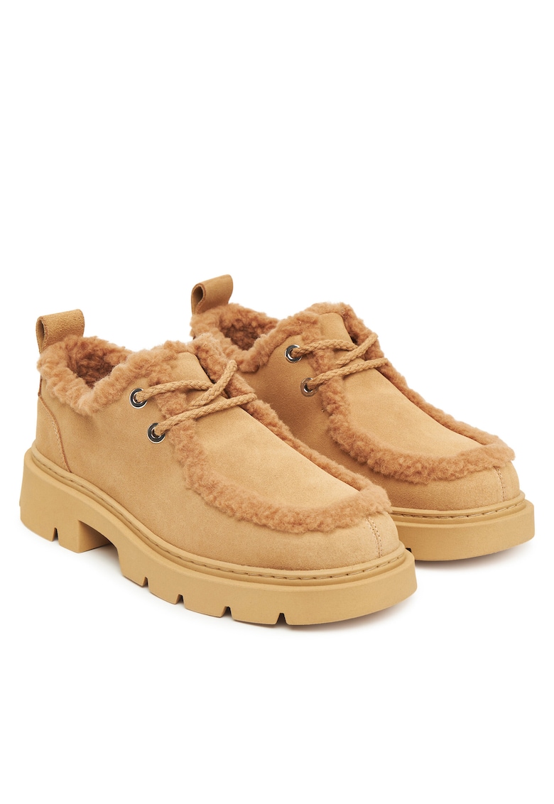 Pantofi dama Bej - piele naturala