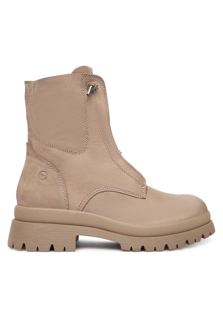 Ghete dama bej - piele naturala - 341 1-25253-45