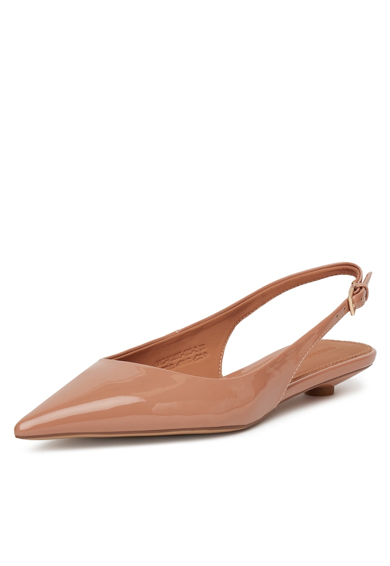 Balerini dama - piele naturala - bej