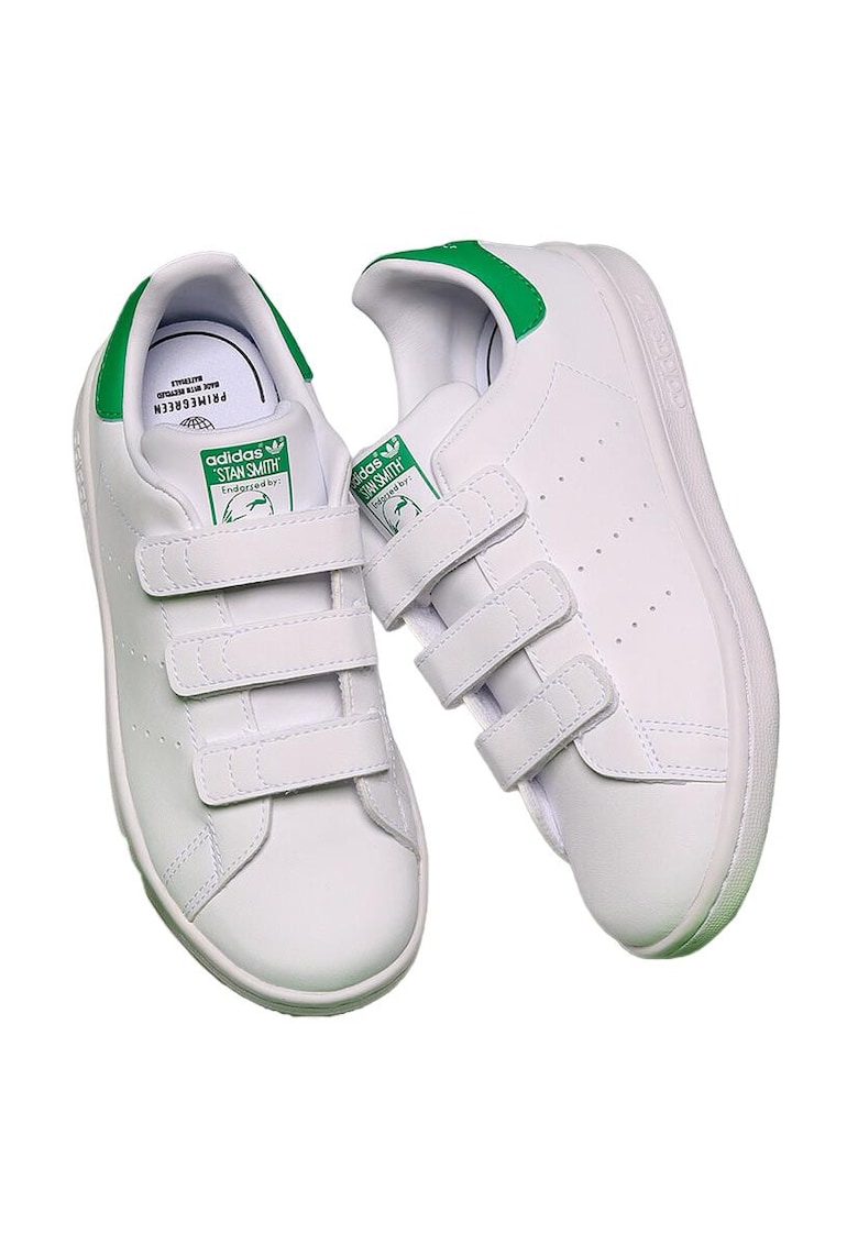 Pantofi copii - Stan Smith - unisex - alb/verde - piele ecologica