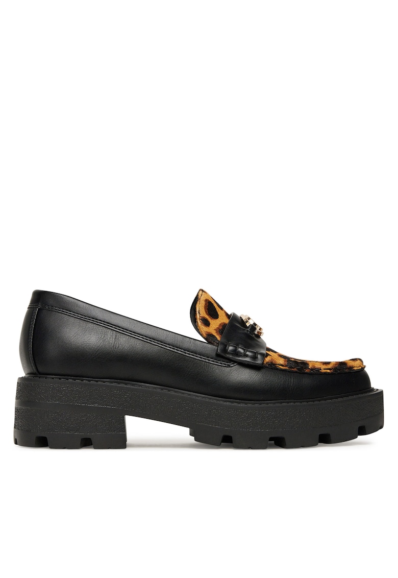 Mocasini dama piele naturala - negru -