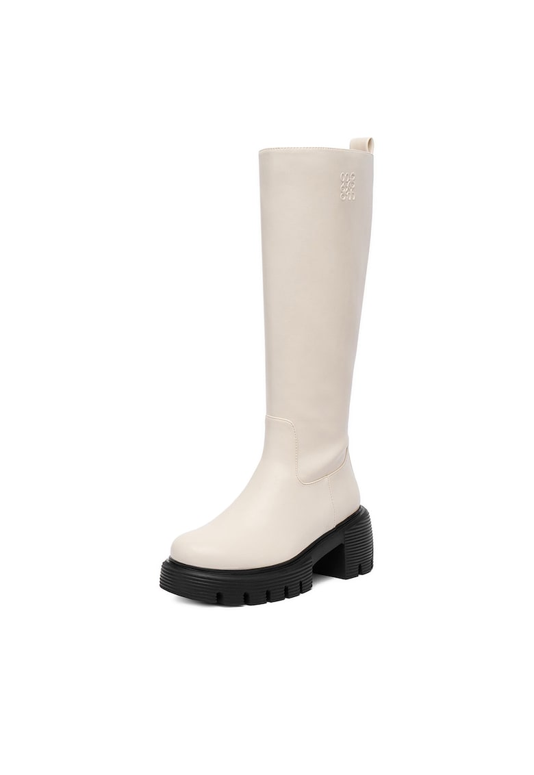 Botine dama CEO-SUMAYA-01 - Textil - Ecru
