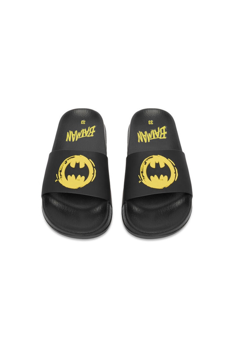 Papuci baieti CP90-SS25-234WBBAT - Negru - Plastic