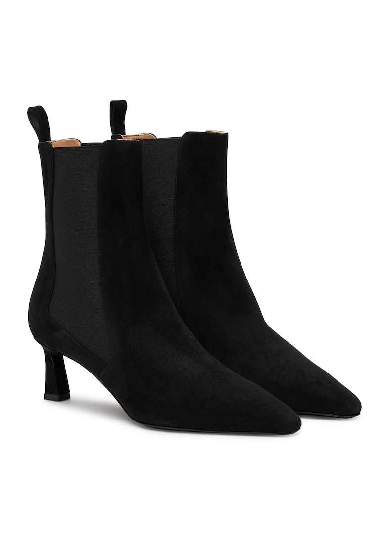 Botine dama SA21015M0NTA0000 - Piele naturala - Negru
