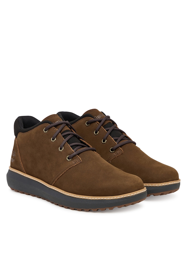 Ghete barbati Hudson Road - piele naturala - maro - Maro